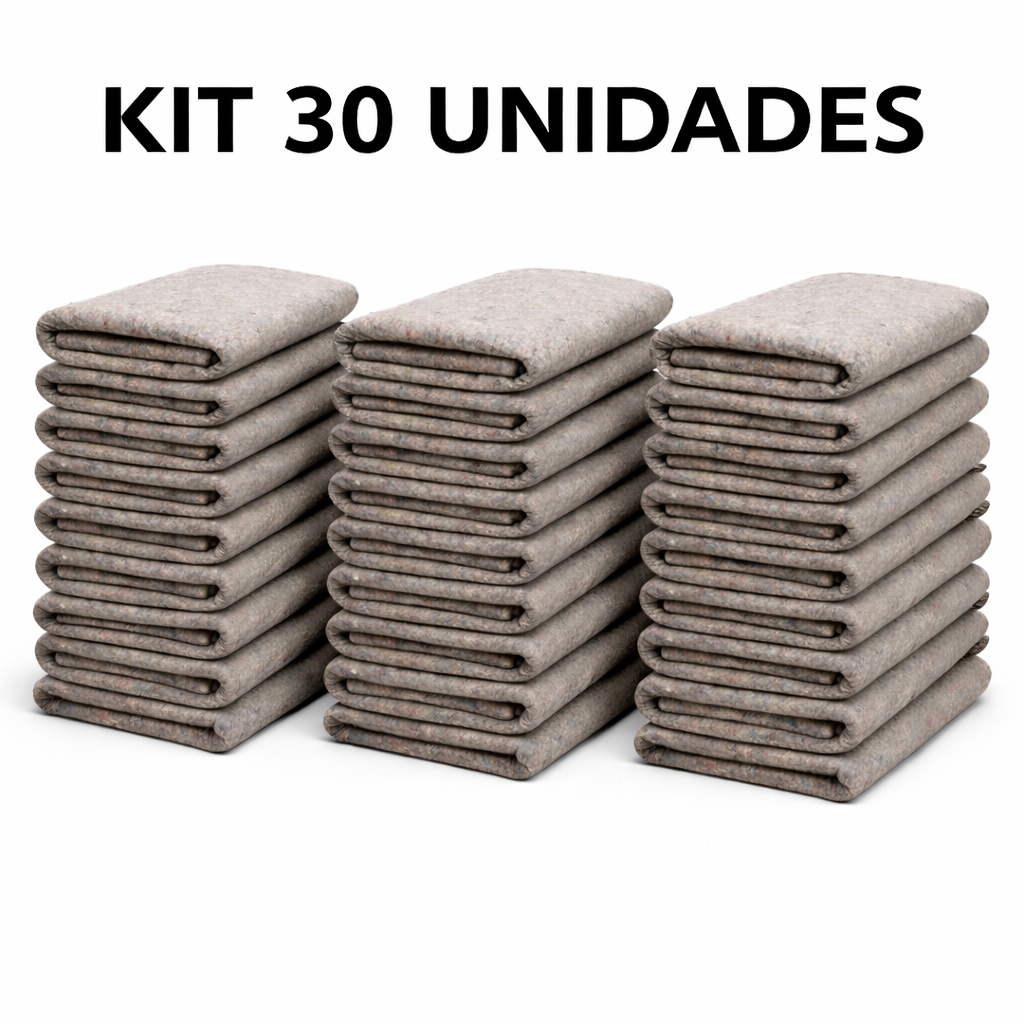Kit 30 Cobertor Manta Casal Doação Atacado Popular Grosso 1,90m x 1,60m Cobertor Sorriso