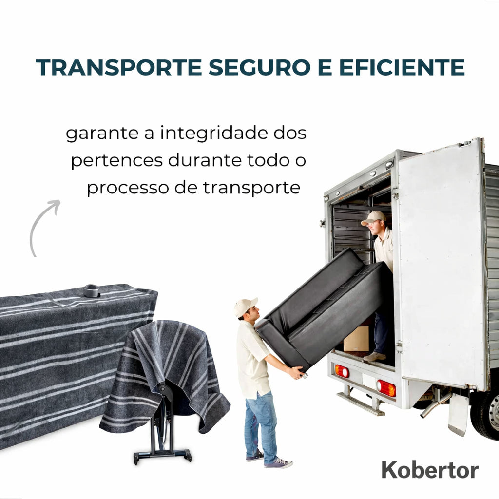 Kit 6 Cobertores Mantas Proteção Móveis Mudança Transporte